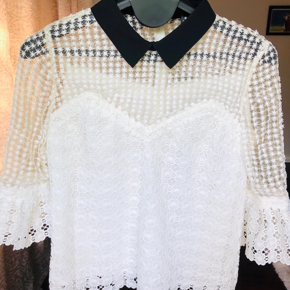 Aqua blouse